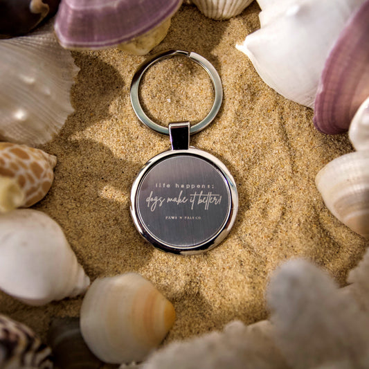 Dogs Make It Better Keyring